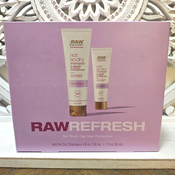 Other - NEW Raw Sugar Not So Dry Shampoo Set (Cream)